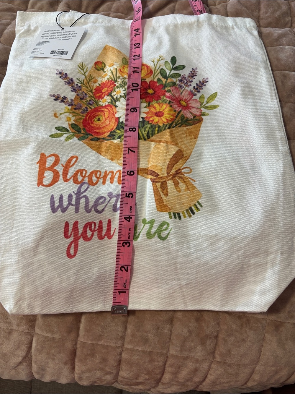 Restful Roots Collective Spring Market Morning tote - Picture 8 of 8